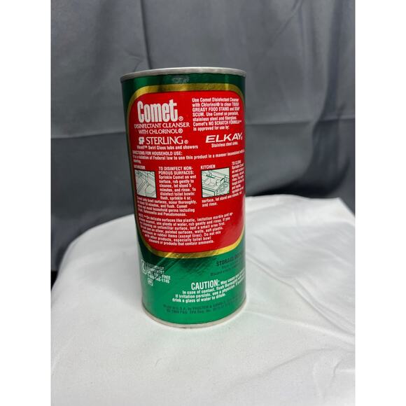 New Vintage 1989 Procter Gamble Comet Cleanser Full Unopened Display Prop - Picture 6 of 12